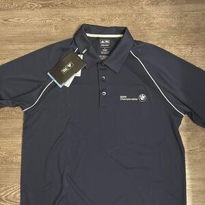 Adidas Climacool BMW Championship Polo. Navy/White. Size S.